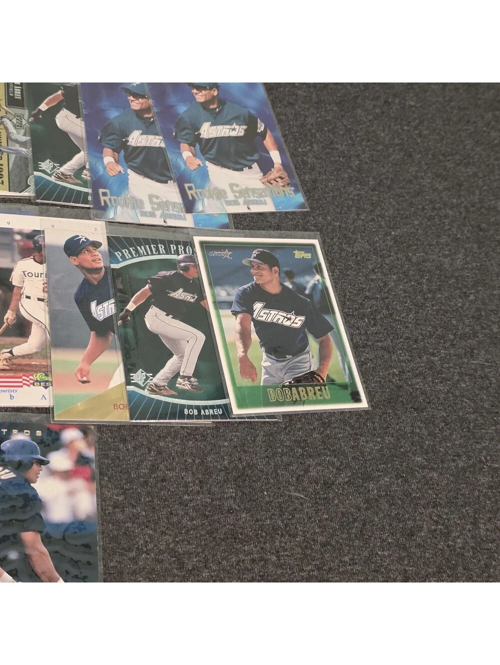 Bobby Bob Abreu Baseball Card Lot - 36 Cards Houston Astros Rookies, 90s